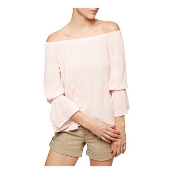 New‎ Anthropologie Sanctuary Off the Shoulder Blouse Top - Picture 1 of 5